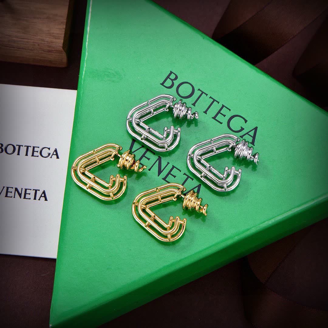 Bottega Veneta Outline Hoop Earrings